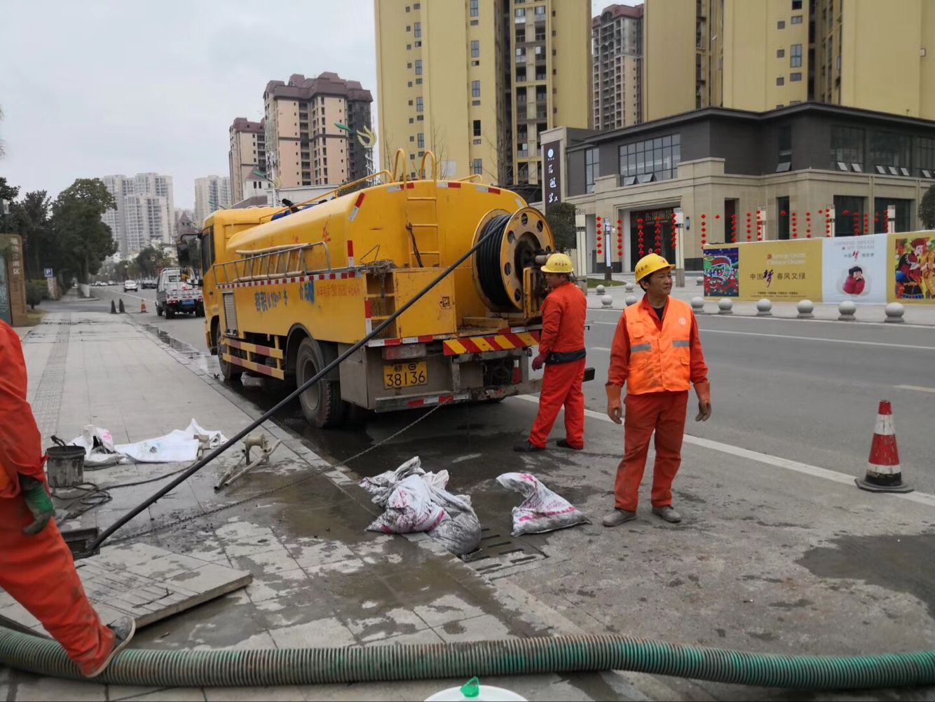 玉林排污管道清淤-管道清洗