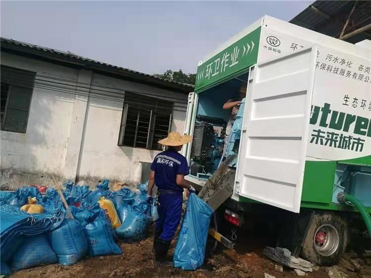 玉林工业污泥压干处理